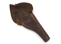 Leather holster for Lancaster .455 in four-barrelled breechloading pistol, 1890 (c)
