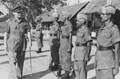 Inspection of the 7th Battalion, 2nd Punjab Regiment by Major General Messervy, Kuartan, Malaya, 1946
