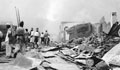 Damage done to buildings during the earthquake in Quetta, 1935