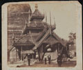 East vestibule of the Great Pagoda at Rangoon, 1852