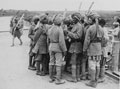 Burmese troops receive their mail at Contalmaison, Autumn 1917