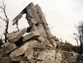 Wrecked windmill observation post, 23 October 1917