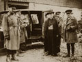 Cardinal Bourne visits Irish troops at the front, 1917