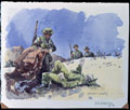 'Our first casualty in The Rifle Brigade. Wavell's Offensive, 1941'