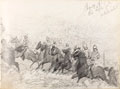 'Charge of the Life Gds Aldershot', 1877 (c)