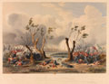 'Battle of Chillianwallah [sic] Charge of H M 24th Regiment through jungle and water 13 January 1849'