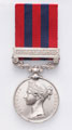India General Service Medal 1854-95, with clasp, 'Chin Hills 1892-1893', Clerk T Kenny, Army Postal Department