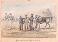 'Officers of the Bengal Light (?) Cavalry', India, 1844