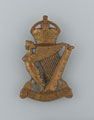 Cap badge, other ranks, Royal Irish Rifles, 1902-1913