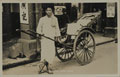 'Rickshaw, Hong Kong', postcard, 1940 (c)