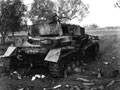 A German Mk IV Special tank destroyed in Italy, 1943