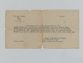 Order for the cessation of hostilities, 11 November 1918.