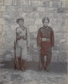 Two soldiers of the 1st Chinese Regiment in campaign and full dress, 1900 (c)