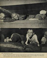 Prisoners in the barracks at Buchenwald, 1945