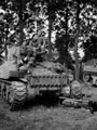 Sherman tank and crew, 3rd/4th County of London Yeomanry (Sharpshooters), Normandy, 1944