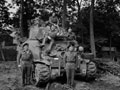 'The Yokel', Sherman tank and crew, 3rd/4th County of London Yeomanry (Sharpshooters), 1944