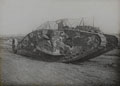 Mk 1 tank during training at Elveden, Suffolk, 1916