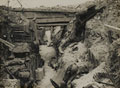 A trench interior near the Albert-Bapaume road on the Somme, July 1916