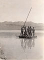 Pioneers on a raft in mid-stream, 1925-1933 (c)