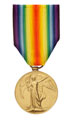 Allied Victory Medal 1914-19 awarded to Major J W Parkinson, Indian Army Reserve of Officers