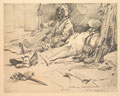 'Sikhs au cantonment (Allouagne) - 15th Sikhs', 10 January 1915