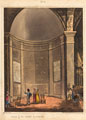 'Interior of the chapel of Waterloo', 1817.