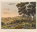 'Hougoumont - view of the wood skirting the chateau', 1815