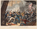 'Boarding and taking the American ship Chesapeake, by the officers and crew of HM Ship Shannon, commanded by Capt Broke June 1813'