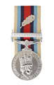 Operational Service Medal for Afghanistan, Mentioned in Dispatches emblem, unissued, 2013 (c)