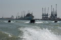 21 Engineer Regiment Boat Troop training on the Shatt al-Arab Waterway, Iraq, 2005