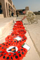 Remembrance service, Basra War Memorial, Iraq, 2003