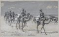 'Out into the sandy deserts of Somaliland an Indian Camel Corps in pursuit of the Mullah', 1903 (c).