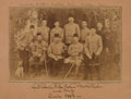 Generals Valentine Baker Pasha and Hicks Pasha, and staff, Cairo, Egypt, 1883