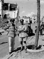 Alan Murray and Dan Carew, rd County of London Yeomanry (Sharpshooters), in Adriano, Sicily, 1943