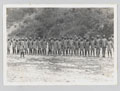 4th (Uganda) Battalion, King's African Rifles, parading on a beach, Mombassa, Kenya, 1939
