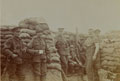 South Staffordshire Regiment in the trenches at Wolverghem, Belgium, 1915