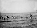'Bathing. the only amusement & so warm usually about 10 times a day', Tripoli, Libya, 1943