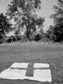 'The British cemetery in the Chateau at Mouen', June 1944