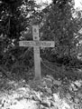 Temporary grave of Staff Sergeant Major Tom Brown, 3rd County of London Yeomanry (Sharpshooters), killed in action, Eterville, Normandy, July 1944