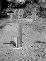Temporary grave of Major 'Bobbie' Gale, 3rd County of London Yeomanry (Sharpshooters), Eterville, Normandy, July 1944