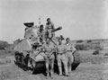 Sherman tank and crew, 'A' Squadron, 3rd County of London Yeomanry (Sharpshooters), Italy, 1943