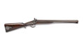Double barrelled Jacob's .73 inch smoothbore percussion carbine, 1860