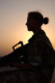 A member of 1st (UK) Armoured Division HQ and Signal Regiment, Iraq, 2003