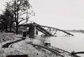 Demolished bridge, Arnhem, 1945