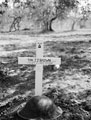 Grave of Trooper J J Brown, 3rd County of London Yeomanry (Sharpshooters), killed in action, Serracapriola, Italy, 2 October 1943