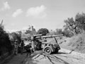 Captured German 88mm gun, San Severo, Sicily, 1943