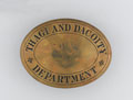 Shoulder belt plate inscribed 'Thagi and Dacoity Department' 1840
