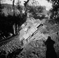 ''B' Sqdn tank ditched during attack on Licolle Ridge', 3rd County of London Yeomanry (Sharpshooters), Italy, 1943