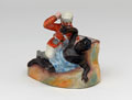 Camel Corps soldier fighting a Mahdist warrior, 1st Sudan War, 1884