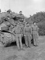 Sherman tank and crew, 3rd/4th County of London Yeomanry (Sharpshooters), North West Europe, 1944 (c)